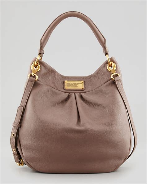 marc jacobs hillier hobo leather shoulder bag|hillier hobo sandals.